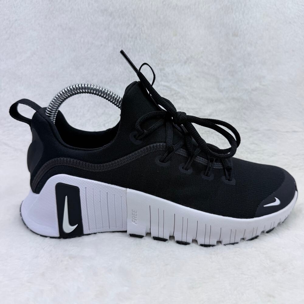 Nike Free Metcon 6 Black White Workout Training Athletic Shoes FJ7127-001 Size 7